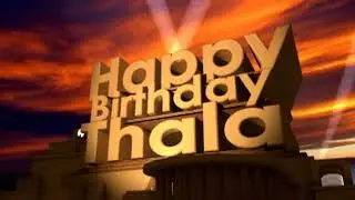 Happy Birthday Thala