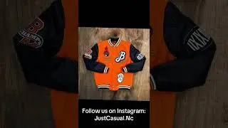 League Varsity Jacket With Premium Double layered with Rip-Off Detail Skinny-Fit Strech Jeans👕👖