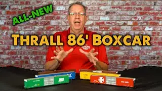 Introducing the Thrall 86' Highcube Boxcar in HO Scale
