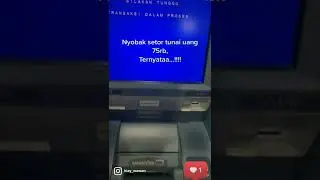 Nyoba Setor Tunai Uang 75rb, Ternyata ,...