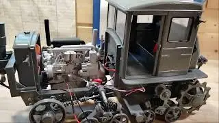 RC трактор Т-74 в масштабе 