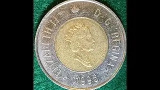 1996 Canada Two Dollar Coin