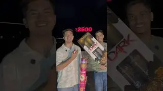 50rs. VS 2500 rs. Skyshot #diwali #skyshot #firecracker #viralvideo