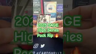 2025 SAGE High Series Pack Rip 🔥 The Hunt for Cam Ward Continues!! #Shorts