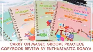Carry On Magic Groove Practice Copybook | Practice book for Preschool children | #reviewmonday