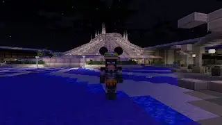 Minecraft Space Mountain - Rollercoaster POV (Disneyland)