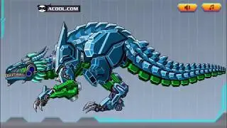 Dino Robot Toy Dinosaurs Velocilaptor Transformation | Toy Robot War