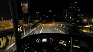 Mercedes-Benz Travego  ETS2[1.46] [Euro Truck Simulator 2 ASMR] - Steering Wheel Gameplay