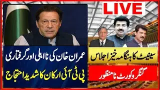 LIVE | Senate Of Pakistan Session | Imran Khan Arrest & Disqualification