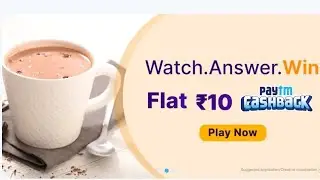 Bournvita paytm quiz answers today