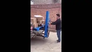 Pickup Truck Liftgate Forklift Electric 1000 Lb Capacity Portable Self-Lifting Pallet Loader