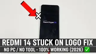 Redmi 14 Stuck on Logo Flashing Fix 2026 | No PC / No Tool 100% Working