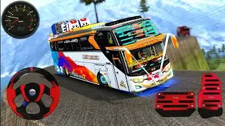 Bus Barbar Di Jalan Exstreme | game bus simulator indonesia + telolet basuri