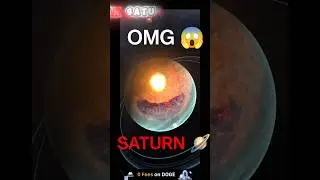 100 Earths vs Saturn: The Result is Horrifying! 🪐😱 #shorts