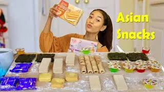ASIAN SNACKS  *TASTING*  SNACKS MUKBANG | Eating Show