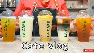 🥤Cafe Vlog Collection/Addicted To LATTE🤎Cafe Vlog/ASMR /Dailycoffee68  #coffee