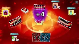 UNO Game (Switch) &ndash; Full Match Win #gameplay #cards  #singleplayergame  #oldschoolgaming #uno
