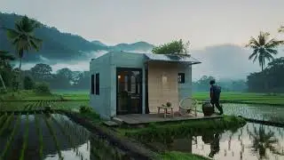 Build houses cute relaxing 😘🏡#automobile #machine #farming #satisfying #robot 