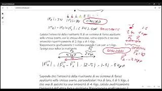 3 Media: Fisica Composizione di Forze