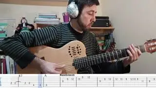 La sin Corazon. Tutorial con tablatura para guitarra de los punteos introducciones. Versión chaqueño
