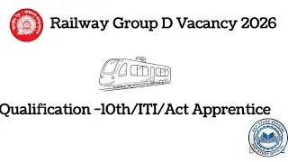 RRB Group D New Vacancy 2026 | RRB GROUP D EXAM DATE 2026 | RRB GROUP D Vacancy UPDATE