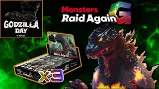 Godzilla Day Godzilla TCG RIPPING! More Monsters Raid Again!! 