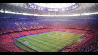 Laporta lava la cara del Camp Nou al estilo del Santiago Bernab&eacute;u. #mundotv