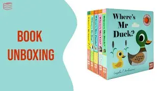 Felt Flaps and the Mirror 5 Book Set by Ingela P Arrhenius - Book Unboxing