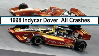 All Indycar Crashes from the 1998 Pep Boys 400K