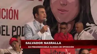 ALIANZA DE OPOSICI&Oacute;N RATIFICA A SALVADOR NASRALLA