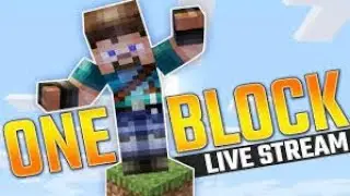 Minecraft one block live Stream