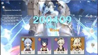 [5.5 Abyss] C0 Ganyu Melt Top-Half Continuous 134s (5.5 cost)