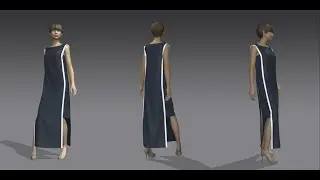 Straight Sleeveless Dress and Casual Maxi Top - PDF Sewing pattern