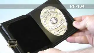 Badge and Wallet: Perfect Fit USA Hidden Badge Wallet w/ Money Pocket (104)