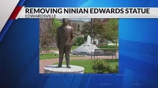 Edwardsville pushes to remove statue of Illinois&rsquo; third governor, slave owner