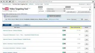 Google Ad Innovations  YouTube Video Targeting Tool