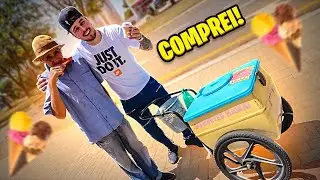 COMPREI TODOS SORVETES DO VELHINHO 🍦❤️