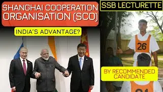 Lecturette Topics for SSB 2025 | Shanghai Cooperation Organisation Explained | SSB Interview