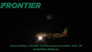 Sunday Night Plane Spotting: Frontier Airlines and Breeze Airways - N322FR - N239BZ (4/27/25)