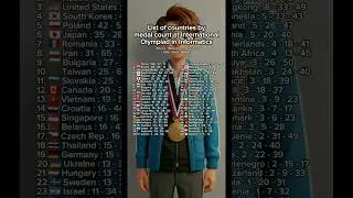 List of countries by medal count at International Olympiad in Informatics #comparison #informatics