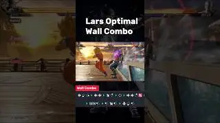 Tekken 8 Lars Wall Combo 🔥 High Damage Short! | #Tekken8 #LarsCombo #tekkenshorts  #gaming #tekken7