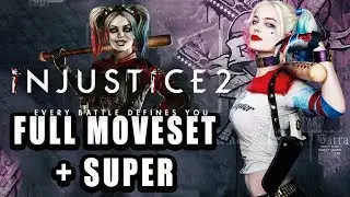 Injustice 2 - Harley Quinn Full Moveset + Super (60 FPS) (PS4 Pro and Xbox One)