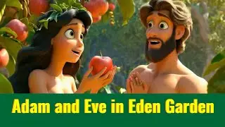 Adam and Eve in Eden Garden! Animated Bible Story for Kids