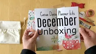 Unboxing: Cocoa Daisy Planner kits - December 2017
