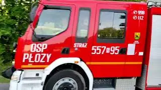 Alarmowo OSP Płozy do wypadku motocyklisty
