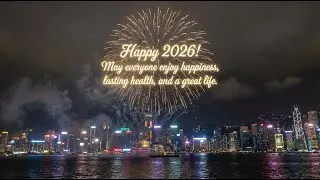 Happy New Year 2026! AI-Generated Fireworks 🎆 新年快樂