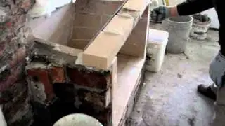 fire brick and angle piece installation (part two)