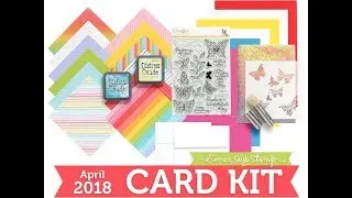 Simon Says Stamp April 2018 Card Kit - Beautiful Day