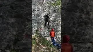 Climbing at Sasso Giallo - Pretty Woman 7b