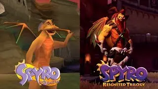 Spyro 1 and Reignited Trilogy Comparisons as of 8/13/18